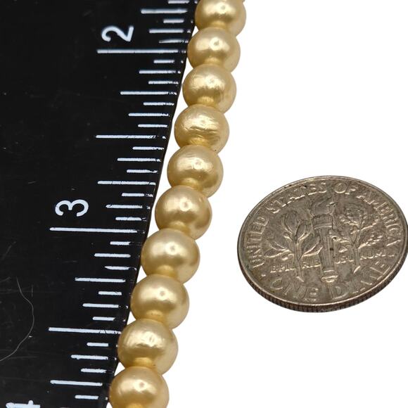 Vintage Long Faux Pearl Necklace Gold Filigree Clasp 63" Flapper Style Jewelry - Picture 11 of 11